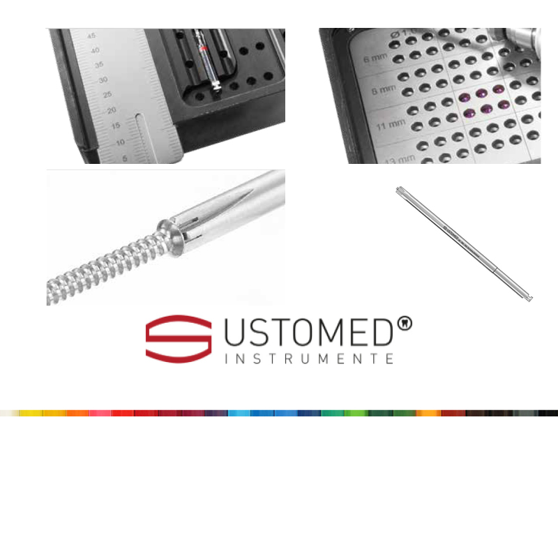 Ustomed Bone Fixation Set, for surgical steel screws, ref 68-780-010 - Image 3