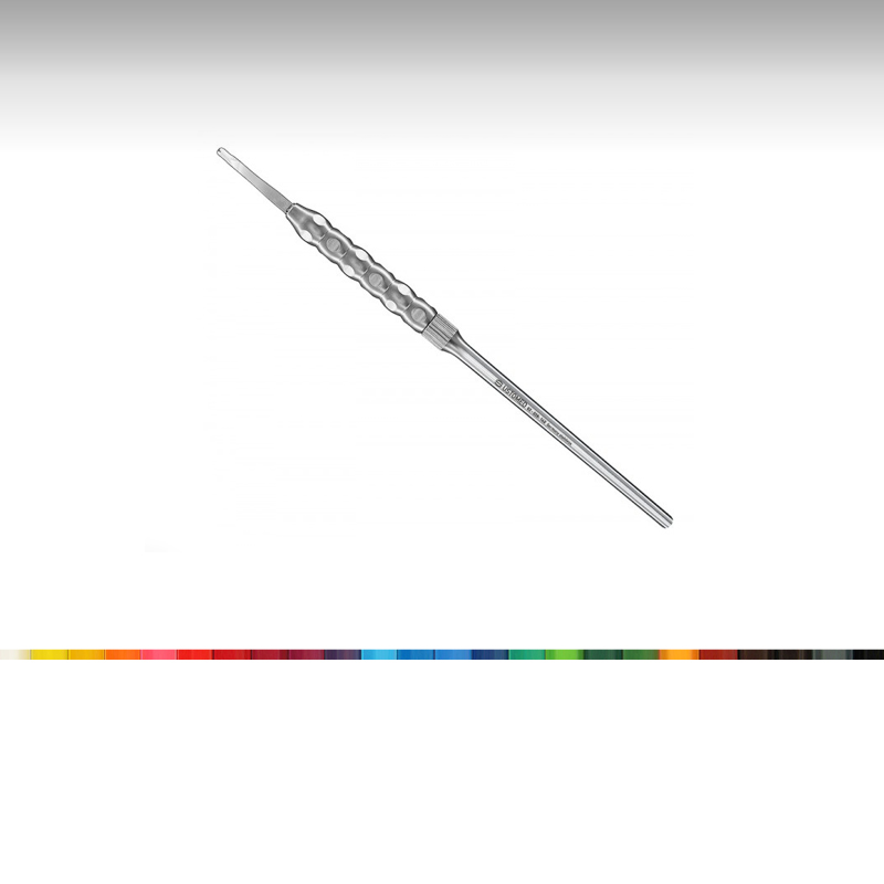 Ustomed micro scalpel handle, 140 mm, anatomical shape - 02-038-140