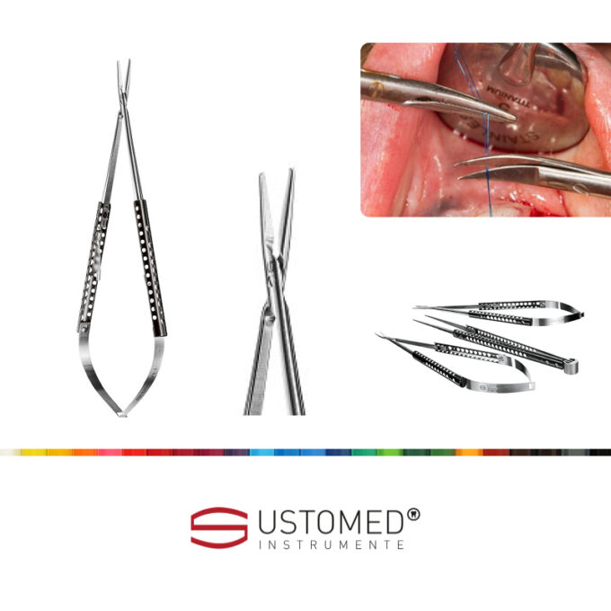 20-752-180 Ustomed I´Motion, Micro-Needleholder, 18cm, Straight