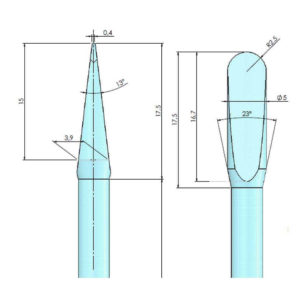 FPDEXTR5 Magnetic Mallet Extractor 5, Straight, Single Packed