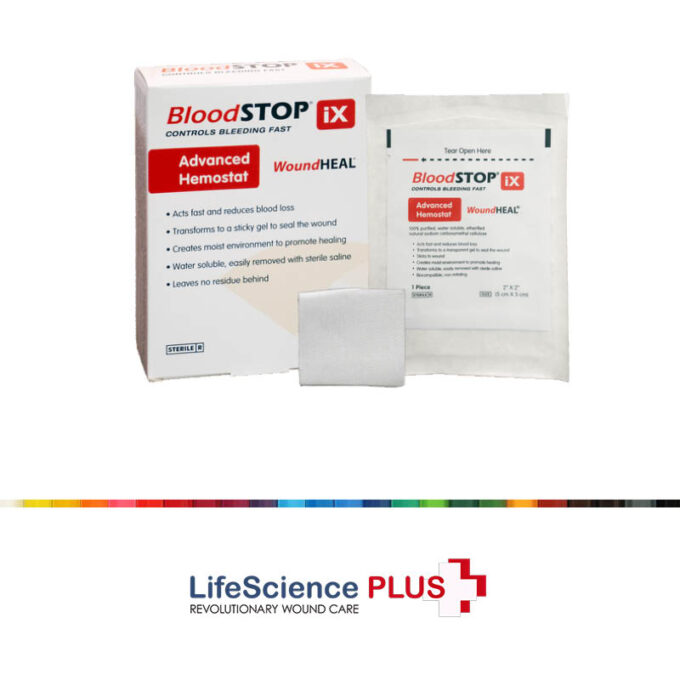 BloodSTOP iX, effektivt hæmostase-produkt, 24 stk, 1.3 × 5 cm, BS-IX-27