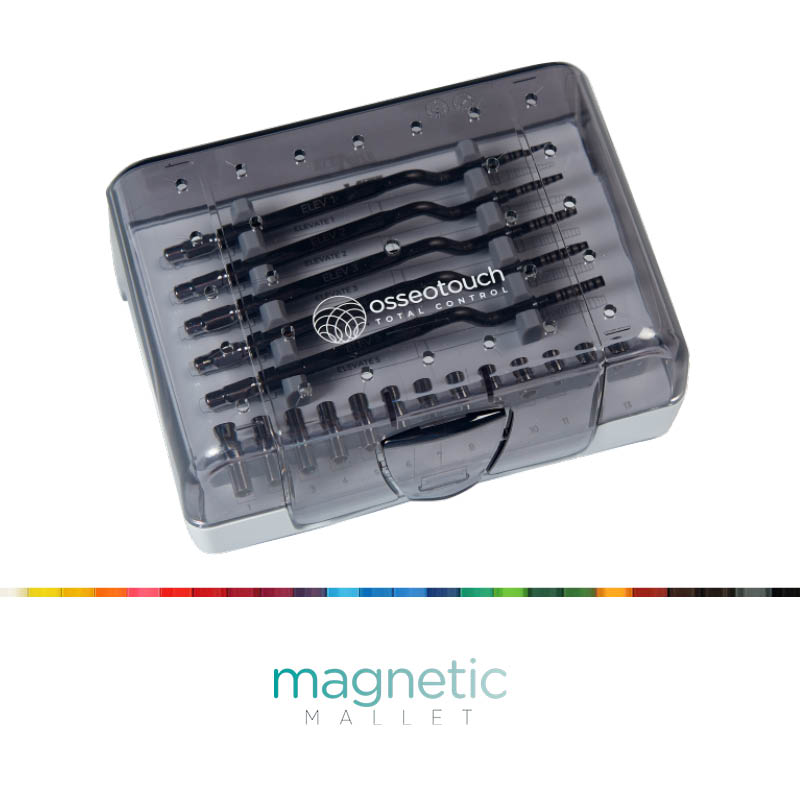 Elevate Osteotom Kit til Magnetic Mallet, med 5 instrumenter + 10 stop, MM_ELV - Image 2
