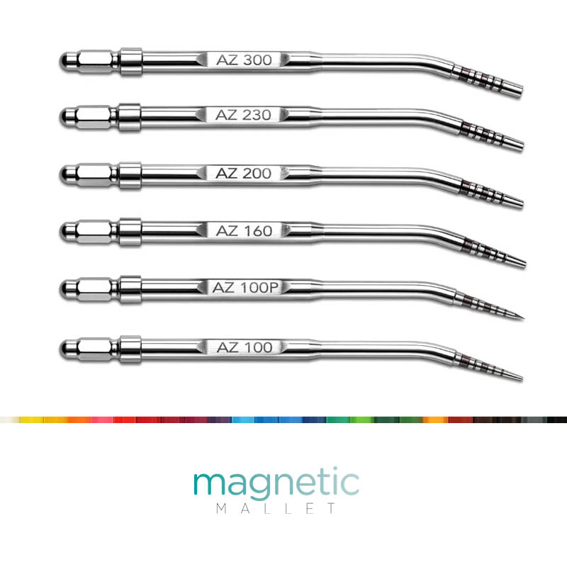 Osteotome, Curved 20°, AZ300, from Magnetic Mallet - Image 2