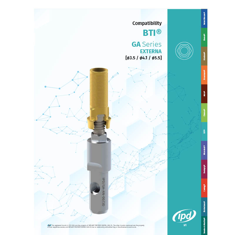 IPD abutments for BTI External® high precision, low price