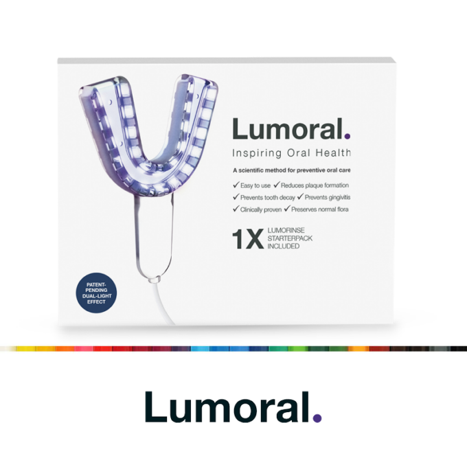 Lumoral® startpakke til voksne med 10 Lumorinse®