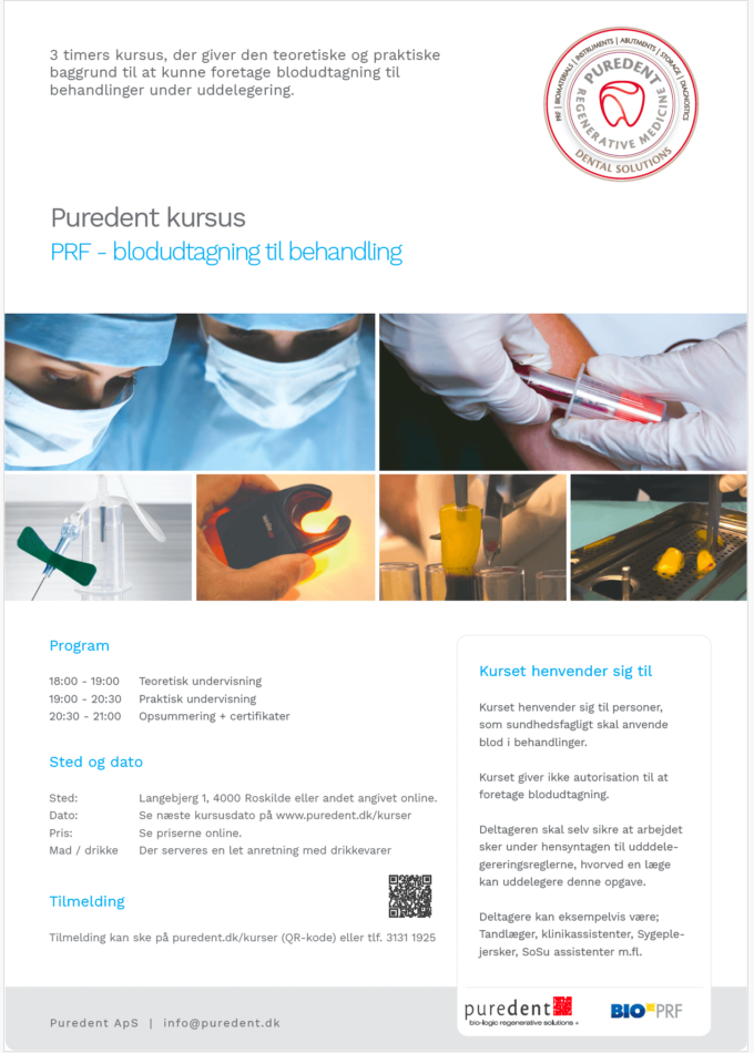 13.11.2024 Phlebotomy training | Puredent, Roskilde 18-21