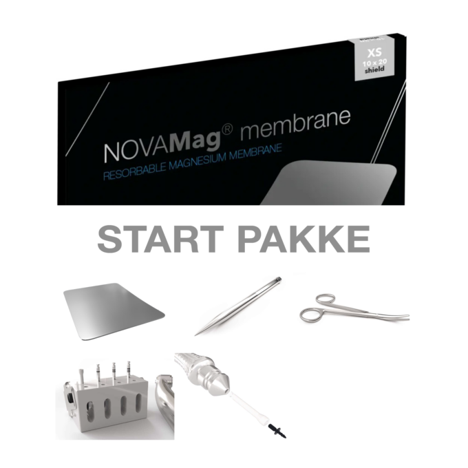 NOVAMag® startpakke 2 (1520 membraner + Pins + instrumenter)